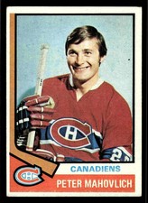 1974-75 Topps Peter Mahovlich #97 - Montreal Canadiens