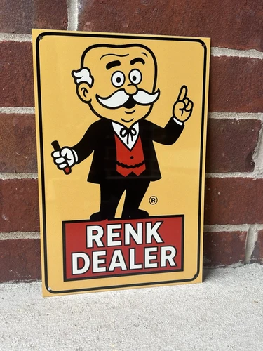 Hi Gloss! Renk Seed Dealer Hybrids  Vintage Style Metal Sign Advertising
