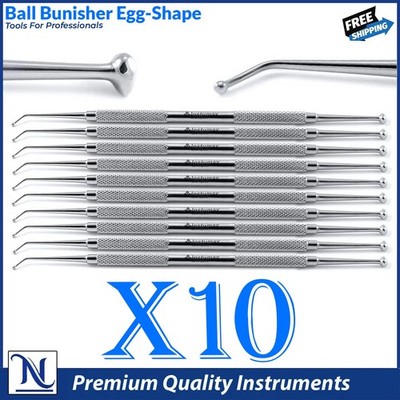 Dental Ball Burnisher Egg-shape Composite Dental Amalgam Instrument Filling