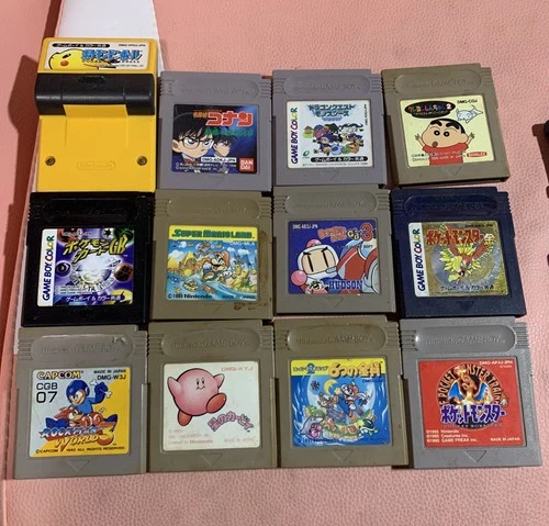 japan gameboy games lot Set of 12 1990 Mario Pokémon Nintendo All Japanese