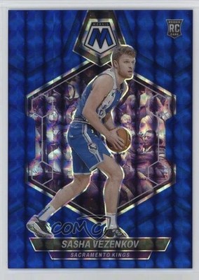 2023 Panini Mosaic Rookies Blue Prizm 106/199 Sasha Vezenkov #236 Rookie RC 1s2h