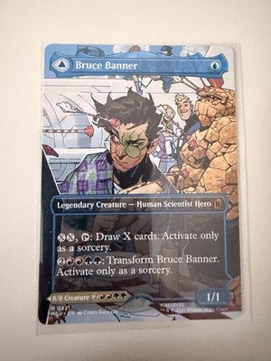Bruce Banner / The Incredible Hulk (Borderless) 0331   Marvel Super Heroes   (mtg)