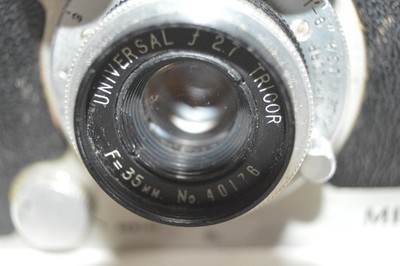 universal Mercury II 35mm 1/2 frame camera shutter w case shutter