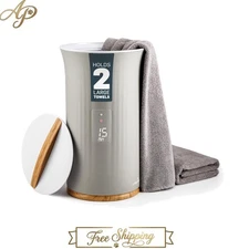 Elegant Towel Warmer Heater - Auto Shut-Off & Spacious for 2 Oversized Towels