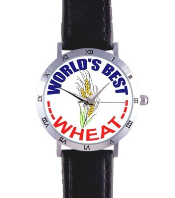 WORLD'S BEST WHEAT WATCH: FARMERS, BREAD, GRAIN, CEREAL, RARE COLLECTIBLE!