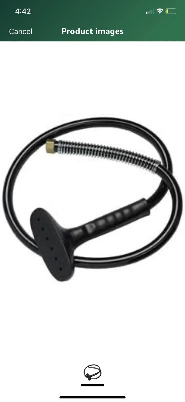 Jiffy Replacement Plastic Head and 5.5' Hose for Garment Steamers
