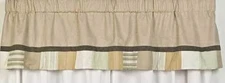 Kidsline Bear & Buddies Valance Baby Boy Nursery Window Treatment Neutral Colors