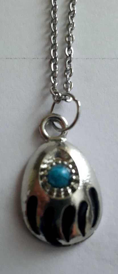 Halskette Bärenkralle Indianer Bär Necklace Anhänger Bearclaw Kralle 112 - Bild 1 von 1