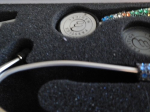 Prestige Medical Clinical Lite Stethoscope 31" L + Xtra Soft Eartips NIB 121 - Picture 7 of 10