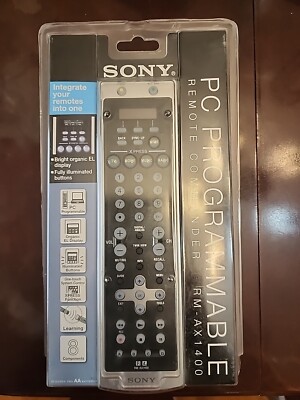 Sony PC Programmable Remote Commander RM AX 1400 New In Package