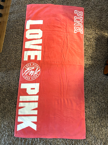 Victoria's Secret PINK 28"x58" Bath / Beach Towel GUC