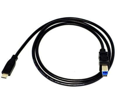 USB3.1 Type C (USB-C) to USB3.0 Type B (USB-B) Male Printer Scanner Cable