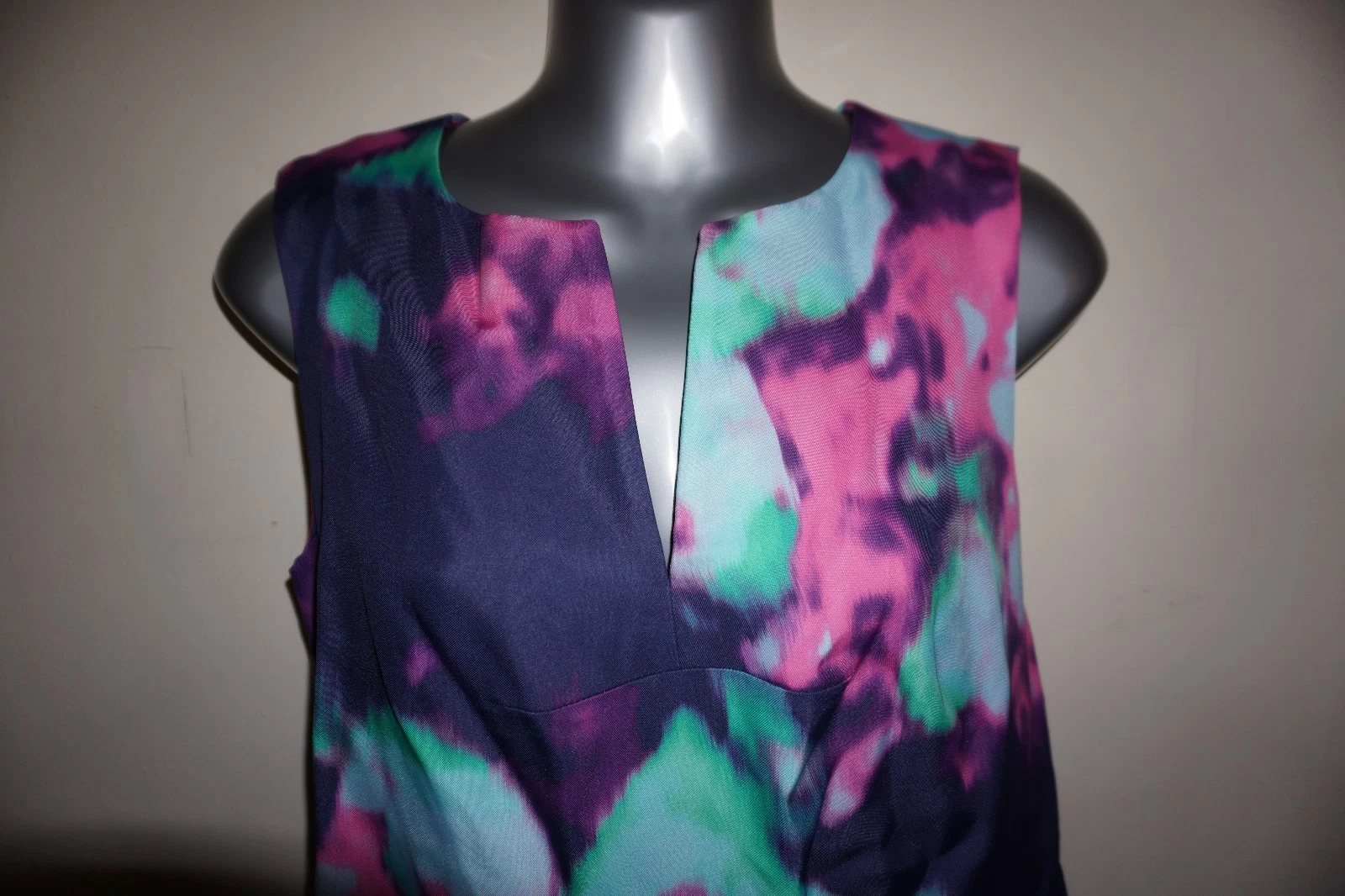 Abito Kate Spade Keri Simply Cinema astratto acquerello taglia 4 nuovo con etichetta