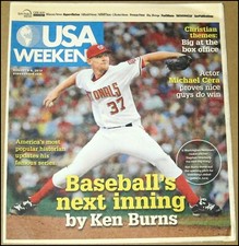 Aug 6-8 2010 USA Weekend Stephen Strasburg Washington Nationals Ken Burns Baseba