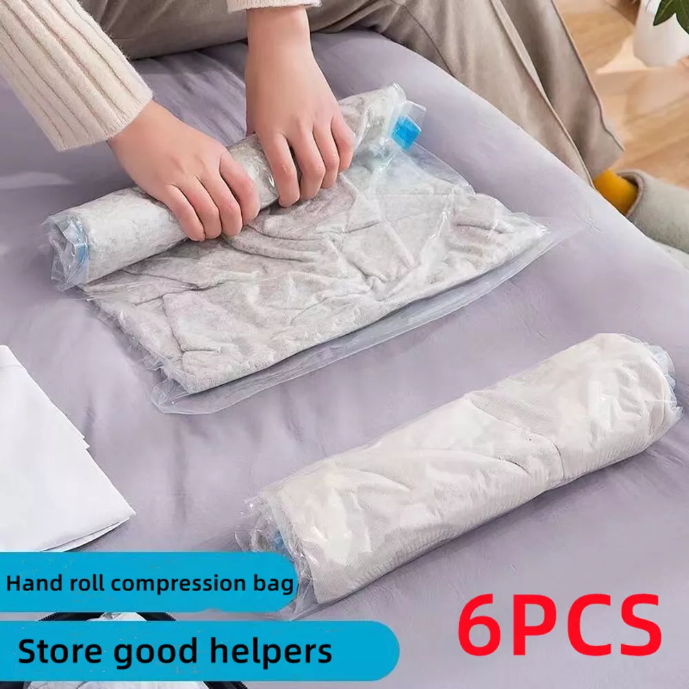 Clear Space Saved Saving Seal Vacuum Storage Compressed Bag Travel Useful  Bag