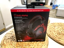 Kingston HyperX Cloud Alpha Wired Gaming Headset - HXHSCA-RD/AM