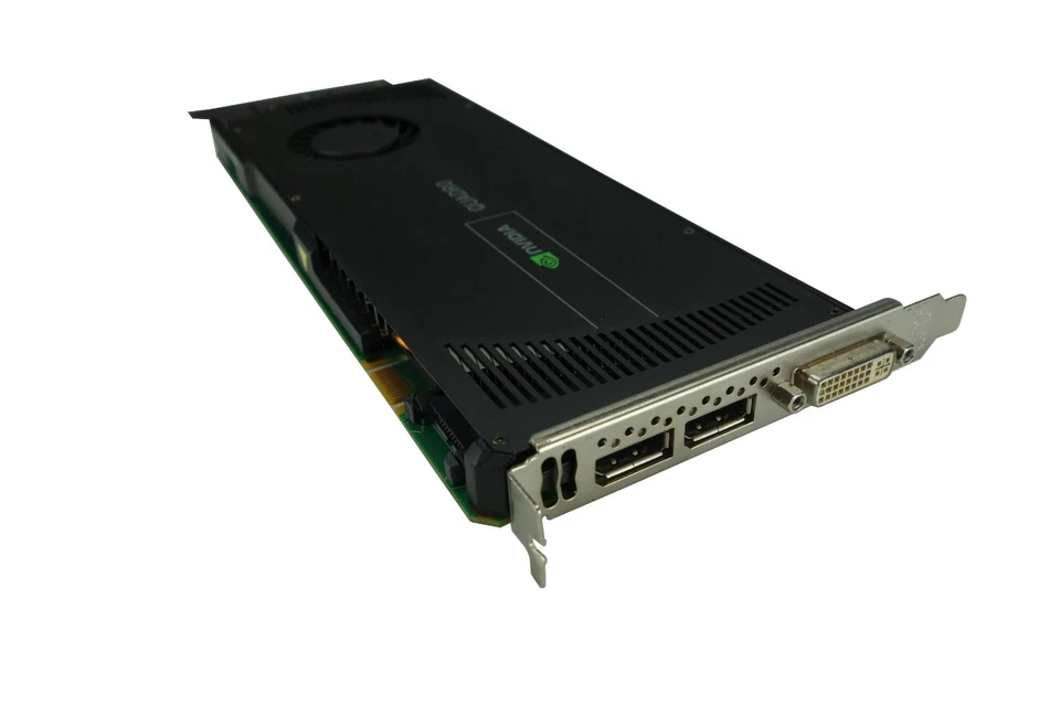 Lenovo Nvidia Quadro 4000 2GB GDDR5 PCI-e x16 Dual DP + 1 DVI Video Card 89Y8627 - Image 2 of 3