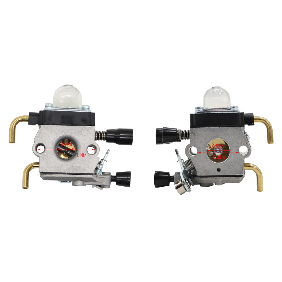 Carburador con línea de combustible para cortasetos STIHL HS75 HS80 HS85 HL75 HL75K FH75 HT70
