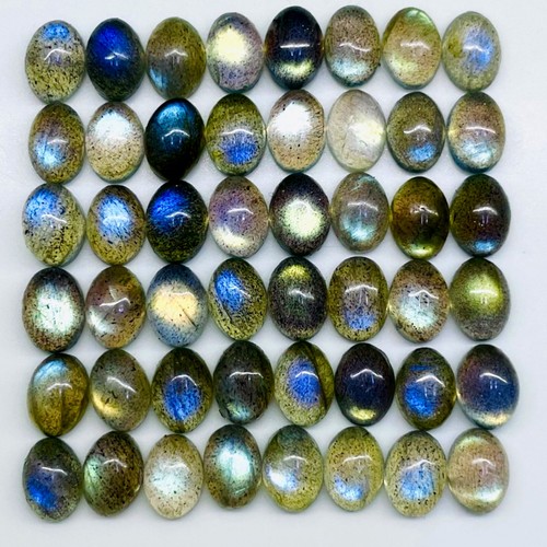 Natural Blue Flash Labradorite Cabochon 49x35x8 Mm, Oval Shape Loose Gemstone, Polished Jewelry Making Stone, Healing Crystal Supply Natural Blue Flash Labradorite Cabochon 49x35x8 Mm, Oval Shape Loose Gemstone, Polished Jewelry Making Stone, Healing Crystal Supply