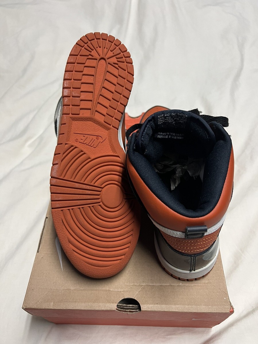 Size 8.5 - Vintage 2003 Nike Dunk Hi Mesa Orange/ Dark  display picture 1