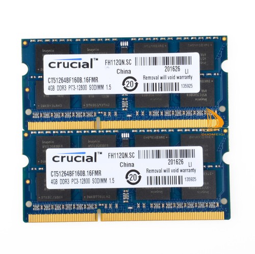 Lot Crucial 16GB 8GB 2Rx8 PC3-12800S DDR3-1600Mhz SODIMM Laptop - Foto 9