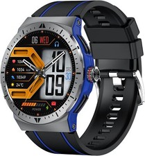 1.43" AMOLED Smart Watch Bluetooth Call NFC Fitness Tracker for Android iOS IP68