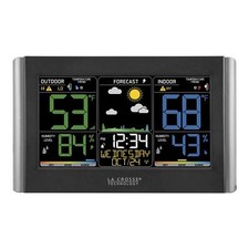Weather Station with Customizable Alerts, Weather Forecast, Temperature, Dew ...