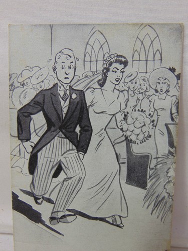 EXHIBIT SUPPLY COMPANY PENNY ARCADE CARDS "UNDER NEW MANAGEMENT" MARRIAGE WED - Picture 3 of 8