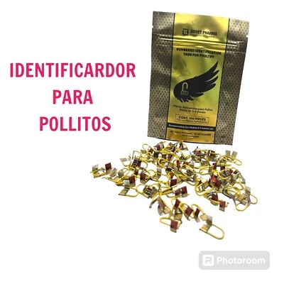 Candados Marcadores para Pollitos - Numbered Markers for Chick wings - 100 Uni