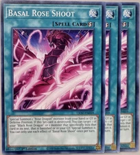 Basal Rose Shoot x3 LIOV-EN059 Yu-Gi-Oh! TCG 1st ed Common Playset