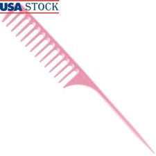 Wide Tooth Rat Tail Comb Detangling Comb Curly Hair Wig Styling Hair Parting New