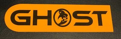 Original GHOST Sticker orange Sportschiessen Schützensport oval