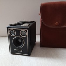KODAK  Brownie Six-20 Model C Camera  Box working 0065