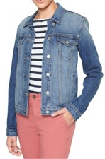 Gap Women s Icon Denim Jacket Outerwear S , L , XL Sizes Medium wash Msrp 60 NWT
