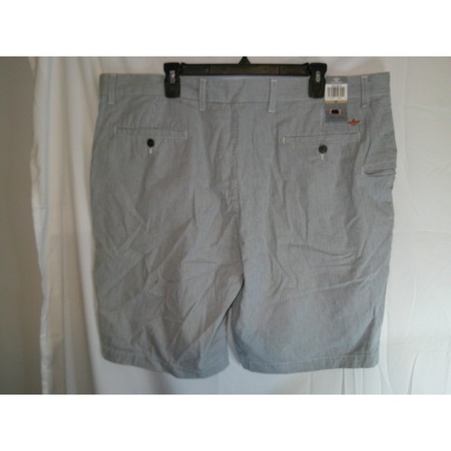 Dockers Shorts Gray Striped Casual Chino Shorts New With Tags Size 42 NWT $48 - Picture 2 of 3