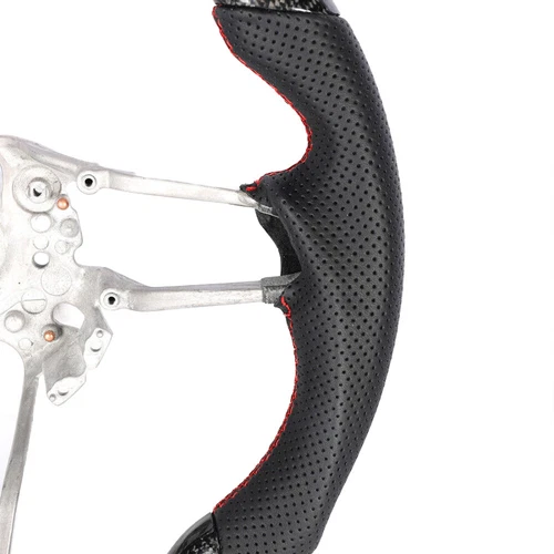 Kohlefaser-Lenkrad Für Porsche Macan Cayenne 911 718 918 2015-2021 mit Heizung - Bild 3 von 7