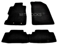 For 2001-2005 Honda Civic 2 4 Door Si Hatchback Black Carpet Floor Mats