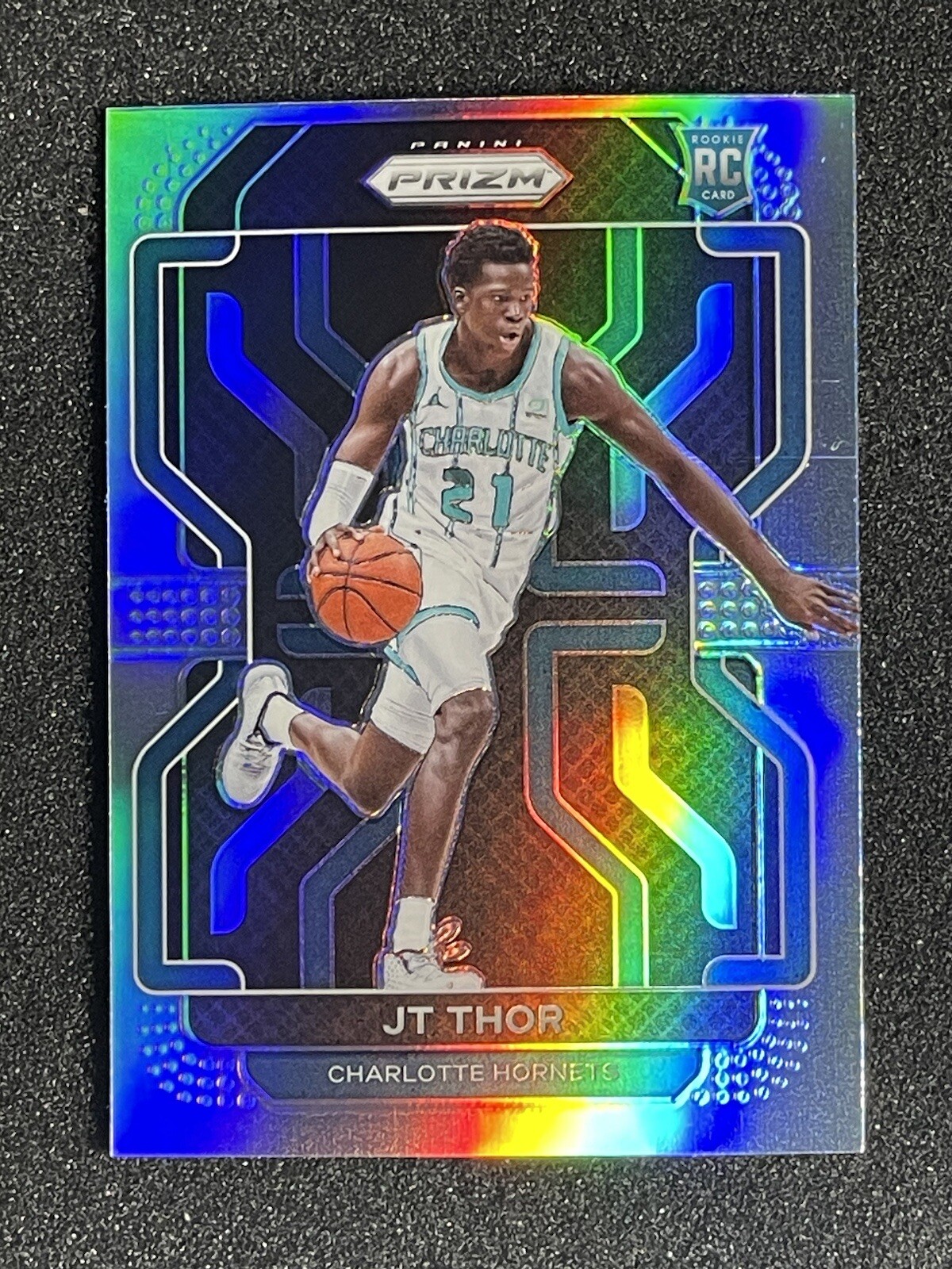 2021-22 NBA PRIZM SILVER PRIZMS JT Thor RC Rookie Hornets 272 pack fresh
