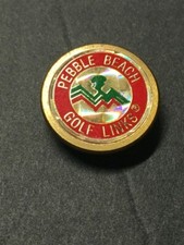 Pebble Beach Golf Links 3/4" Brass Stem Golf Marker - Pebble Beach Resorts