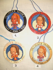 Villinger Fasnet 1467 - 1584 - 1984 Narro Villingen Fasnacht Abzeichen Anhänger