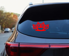 Five Finger Death Punch Car Decal Vinyl Glossy Band Logo Bumper Sticker Knuckles