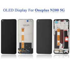 OLED Display For Oneplus Nord N200 LCD Touch Screen Assembly Replacement  Frame