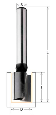 Projahn Nutfräser Aus Hartmetall – Ø 3–25mm, 8mm Schaft – Für Oberfräsen & Holzbearbeitung