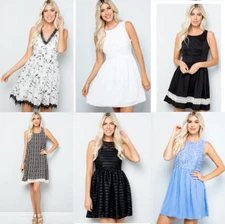  Wholesale Bundle Box Clothing 6 Dresses Lot RESELL NEW 