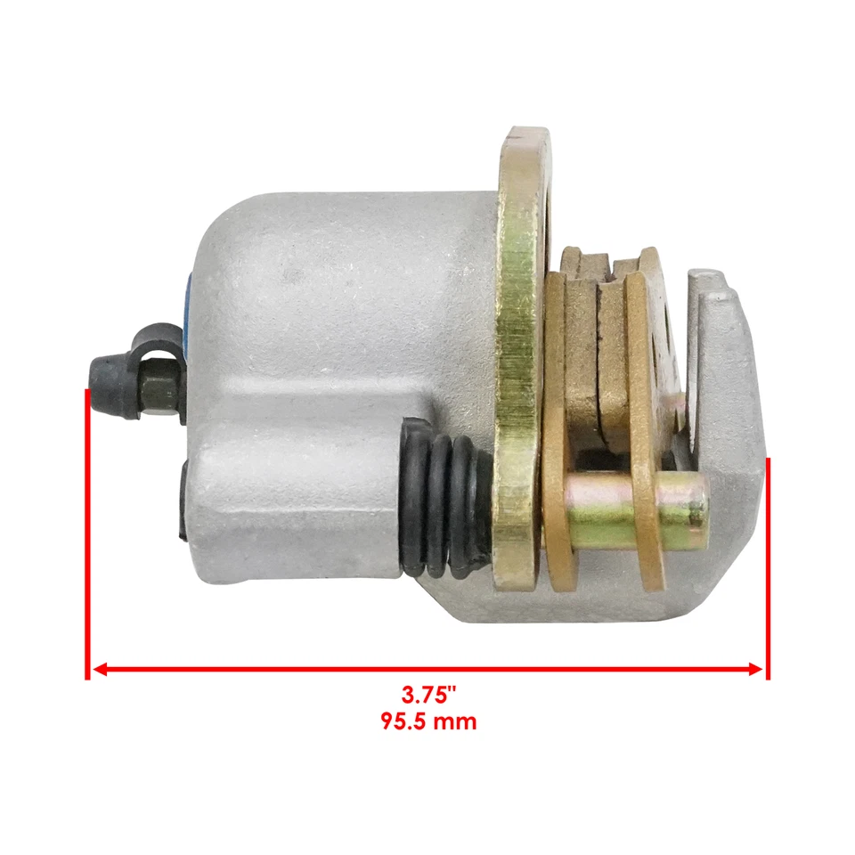 Front Left Brake Caliper W/ Pad For Polaris Big Boss 300 6X6 1994 - Image 3 of 4