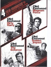 No Disc ORIGINAL COVER ART 4 Film Favorites Dirty Harry 2009 DVD Cover