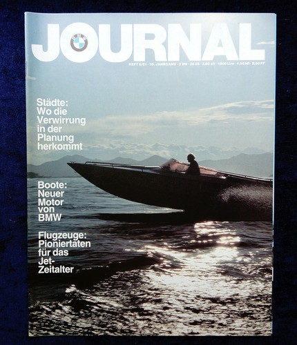 BMW Journal Nr.6.1981 BMW Bootsmotoren, BMW 328 Sport 1936