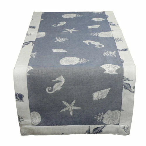 Centritavola a striscia blu