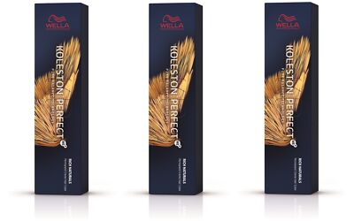 3x Wella Professionals Koleston Perfect Me+ Hellbraun Gold 5/3 60 ml