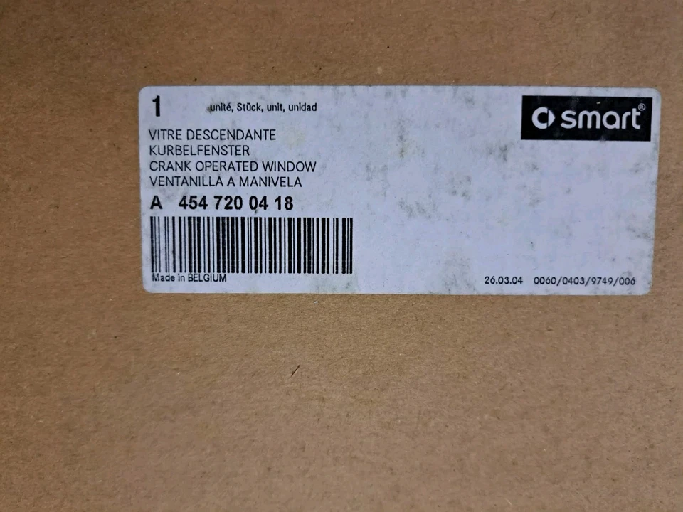 Autoscheibe NEU Smart Forfour 454 A4547200318 NEU - Bild 3 von 3